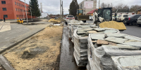 В Щиграх продолжается благоустройство площади перед Домом культуры - Администрация области