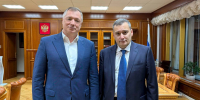 Марат Хуснуллин встретился с врио губернатора Курской области Александром Хинштейном - РИА Курск