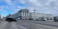 В Курске реконструируют здание почты на Красной площади - KurskTV.Ru
