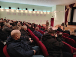 В центре досуга и кино «Россия» состоялась встреча жителей района с представителями добровольческого отряда «БАРС-Курск»