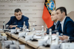 Курскую область с рабочим визитом посетил министр экономического развития РФ Максим Решетников
