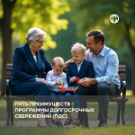 Пять преимуществ программы долгосрочных сбережений