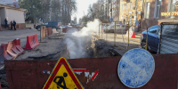В центре Курска во время испытаний повредилась теплосеть - РИА Курск