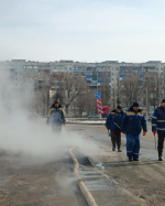 В Курске в Железногорском округе проходят гидравлические испытания теплосетей