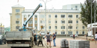 Сквер рядом с Главпочтамтом в Курске начали ремонтировать - Курские Известия