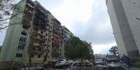 На месте ночной атаки ВСУ по Курску идет разбор конструкций - Городские Известия