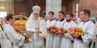 Архиерейское служение в праздник Преображения Господня - Курская епархия