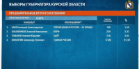 После обработки 0,97% протоколов в Курской области лидирует Александр Хинштейн с 91,39% - Курская правда