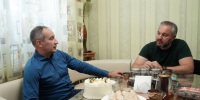 Иван Солодовников пожелал ветерану СВО, участнику программы «Время героев» удачи - Единая Россия