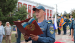 В Курской области 14 новобранцев МЧС приняли присягу