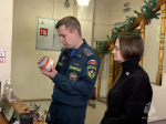 Курские спасатели МЧС России осмотрели места проведения новогодних праздников