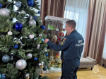 Курские спасатели МЧС России осмотрели места проведения новогодних праздников