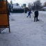 В Курске с самого утра коллектив школы бокса приступил к уборке снега. - Городские Известия