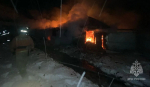 Пожар в Курском районе мог случиться из-за сигареты или обогревателя
