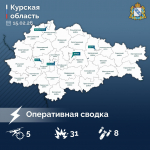Губернатор сообщил об оперативной обстановке в Курской области за сутки