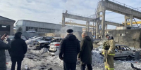 Курский мэр показал фото с места падения обломков БПЛА - Курские Известия