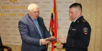 Начальник УМВД России по Курской области генерал-майор полиции Виктор Косарев представил руководству и личному составу заместителя начальника регионального УМВД - УМВД Курской области