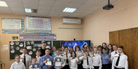 В преддверии Дня космонавтики судебные приставы и «Волонтёры Победы» провели викторину с кадетами-школьниками - УФССП