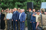 В Курске на проспекте Победы открыли мурал Герою России Леониду Башкардину