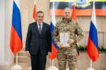 Александр Хинштейн наградил бойцов «БАРС Курск», уничтоживших ракету «Фламинго»