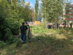 Субботник в Железнодорожном округе.