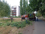 Субботник в Железнодорожном округе.