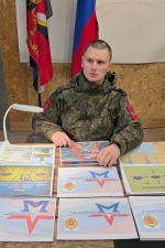 Выпускник КГУ Дмитрий Алексеевич Кириченко указом Президента РФ В.В. Путина награжден медалью Суворова За мужество, отвагу и самоотверженность, проявленные при исполнении воинского долга